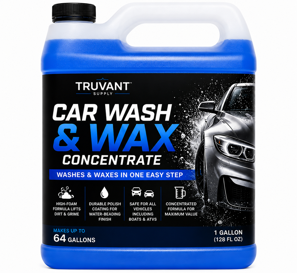 Car Wash & Wax Concentrate – High-Foam Detergent & Polish | Fleet & Auto Detailing