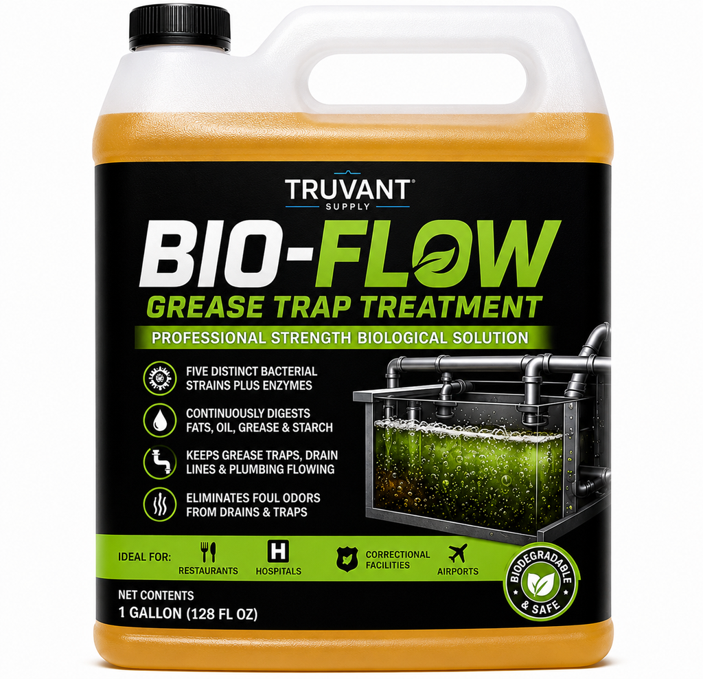 Bio-Flow Grease Trap Treatment – Enzymatic Bacteria | Reduce Pump-Out Costs