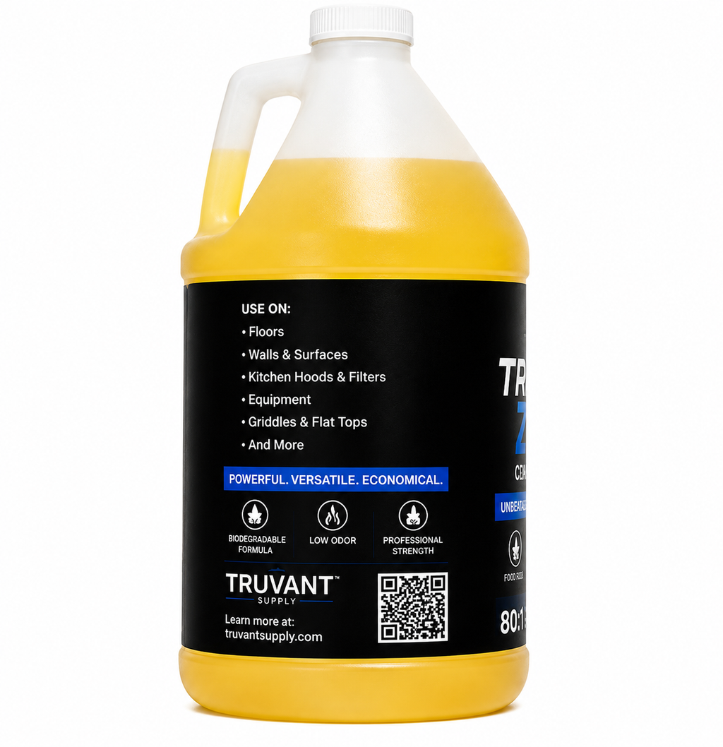 Triple Zero Concentrate – Industrial Degreaser & Cleaner | 80:1 Super Concentrated | NFPA Zero Rated