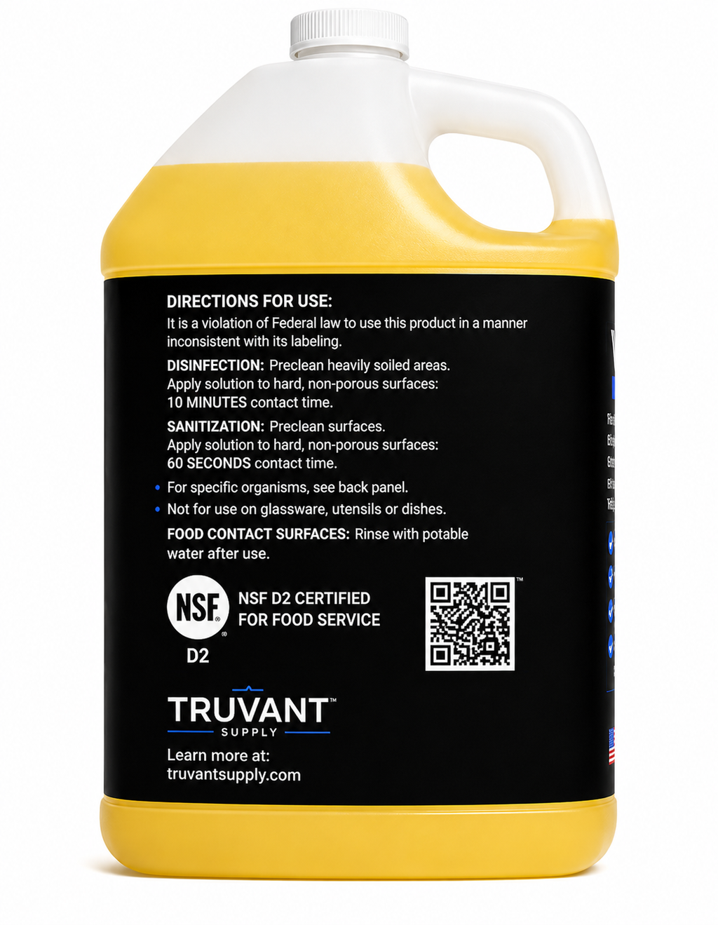 Vanquish – Hospital Grade Disinfectant & Virucide | Kills MRSA, HIV, Hepatitis | NSF D2